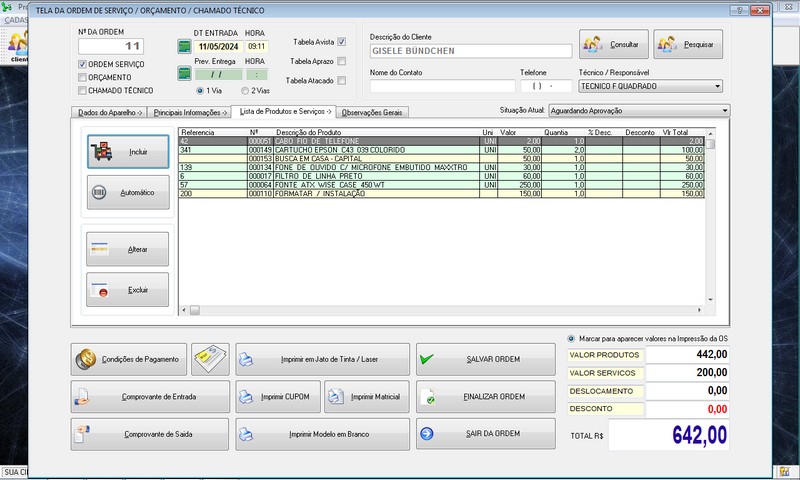 Programa OS Assistencia Tcnica v4.0 - FpqSystem